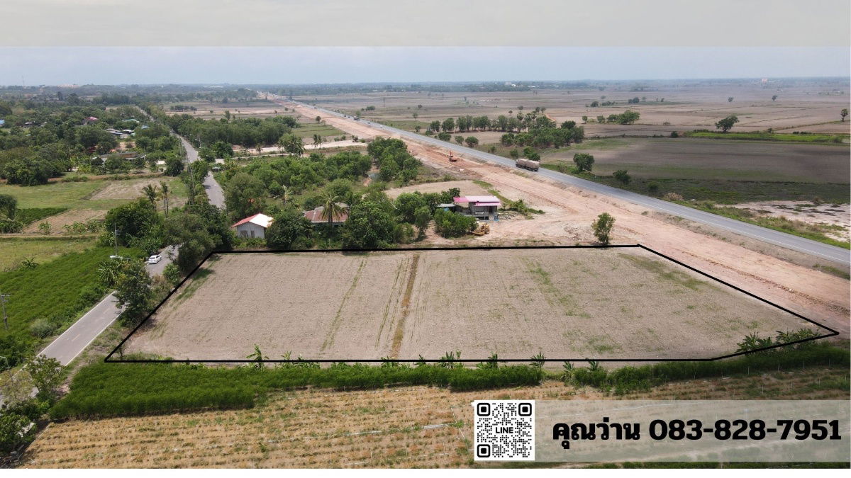รูป ขายที่ดิน 4 ไร่ 1 งาน ติดถนนหลวงตัดใหม่ มีโฉนด หน้ากว้าง 65 เมตร ราคาถูก - รูปที่ 4/23
