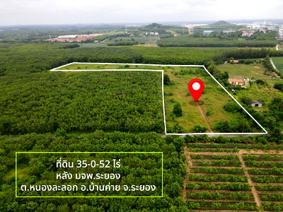 Land for sale Rayong :  Prime Land for Sale – Heart of Rayong Industrial Zone 📍 Land Size: 35-0-52 Rai 