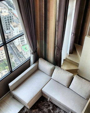 For Rent Condo KNIGHTSBRIDGE PRIME SATHORN Building 1, Floor 30,Duplex, Room size 38.00 sqm