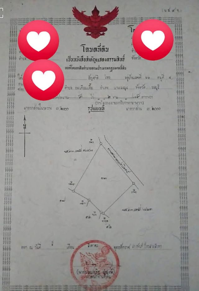 picture Land for sale, next to the main road, Takhian Tia (Na Wang), Pattaya - 3/3