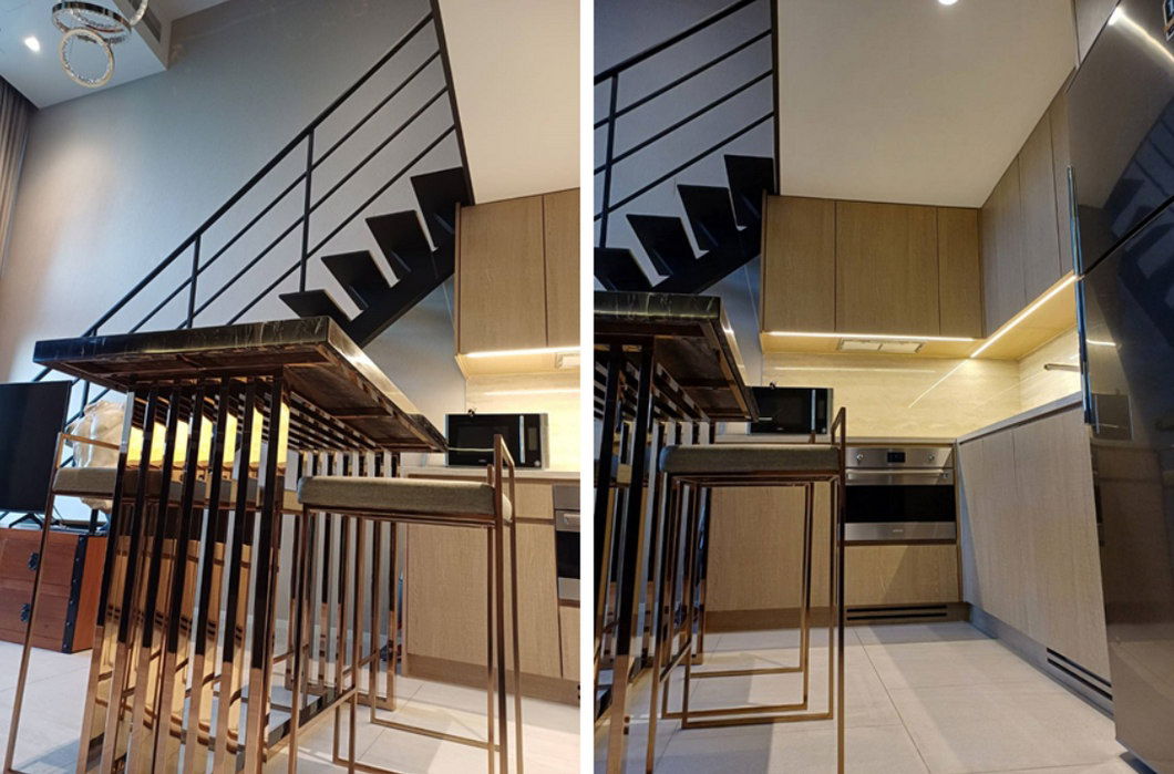 รูป Call : 095-965-8338 คอนโด เดอะ ลอฟท์ สีลม ใกล้ BTS สุรศักดิ์ 46 ตารางเมตร 1 Bedroom Hybrid 2 ชั้น ห้องสวย ตกแต่งครบ - รูปที่ 3/13