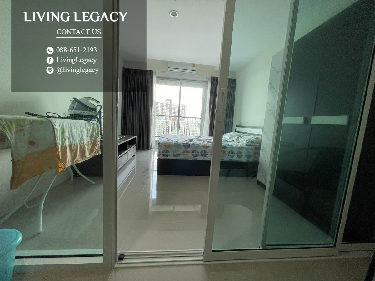 รูป SHT626 ให้เช่าคอนโด Asakan Place Srinakarindra 29.24 ตร.ม. ชั้น 25 line id : @livinglegacy - รูปที่ 2/6