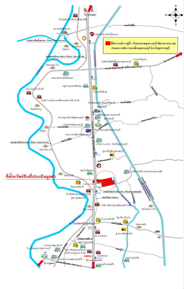 picture ที่ดินเปล่า 76520 square meter Suphanburi Muang Suphanburi Sanamchai for 140615000 THB - 8/9