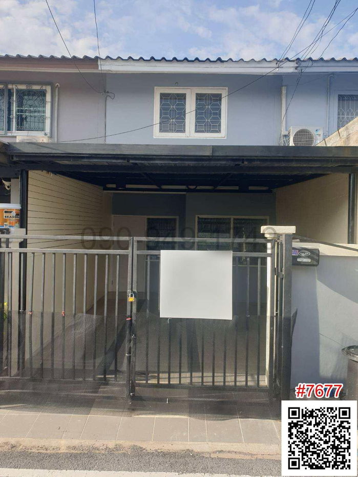 picture Townhouse for rent, 2 floors, Rattanathibet Village, Bang Yai, entrance to the alley next to Bang Yai BTS station - 2/12