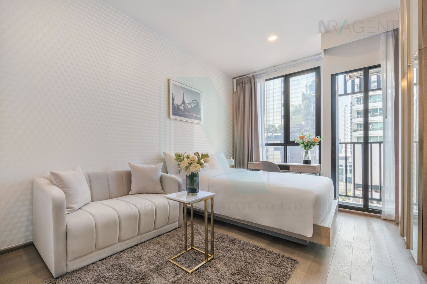 picture For Rent Condo PARK ORIGIN PHAYATHAI Building 1, Floor 3,Studio, Room size 25 sqm - 6/8