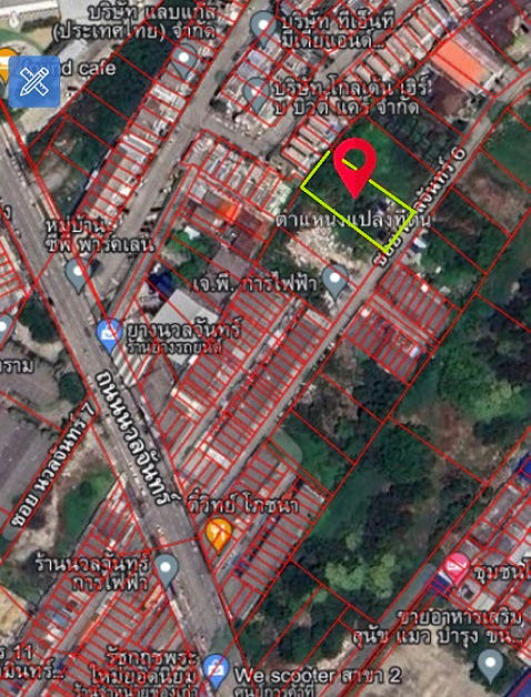 รูป ขายที่ดินเปล่า ซ.นวลจันทร์ 6 ใกล้ถนนเกษตรนวมินทร์ ขนาด 212 ตารางวา เหมาะสร้างบ้านพักอาศัย ทาวน์โฮม - รูปที่ 6/7
