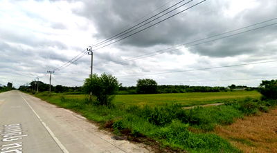 ที่ดิน ไทรน้อย นนทบุรี : ที่ดิน ติดถนน ฤชุพันธ์ ราคาถูก