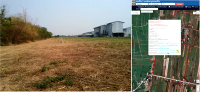 Land for sale : ที่ดินเปล่า 40400 square meter Kamphaeng Phet Muang Kamphaeng Phet Nikhom Thung Pho Thale for 7727000 THB