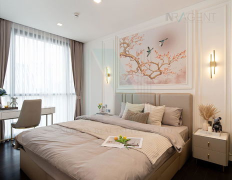📌 For Rent Condo THE LINE RATCHATHEWI Building 1, Floor 31,3 bed room, Room size 86 sqm
