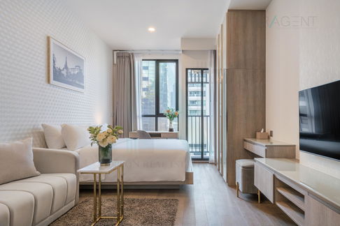 🎉 For Rent Condo PARK ORIGIN PHAYATHAI Building 1, Floor 3,Studio, Room size 25 sqm