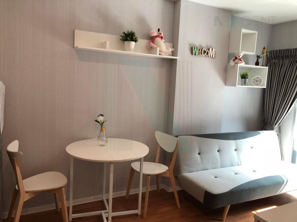 รูป ให้เช่าคอนโด ลุมพินี เพลส บางนา กม.3 อาคาร A ชั้น 4 1 ห้องนอน ขนาด 26.00 ตรม ใกล้ Central Plaza บางนา - รูปที่ 4/8