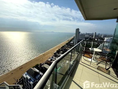 Condos for sale Jomtien Sai 1 : 3-Bedroom Penthouse | Pattaya Side View | Foreign Ownership