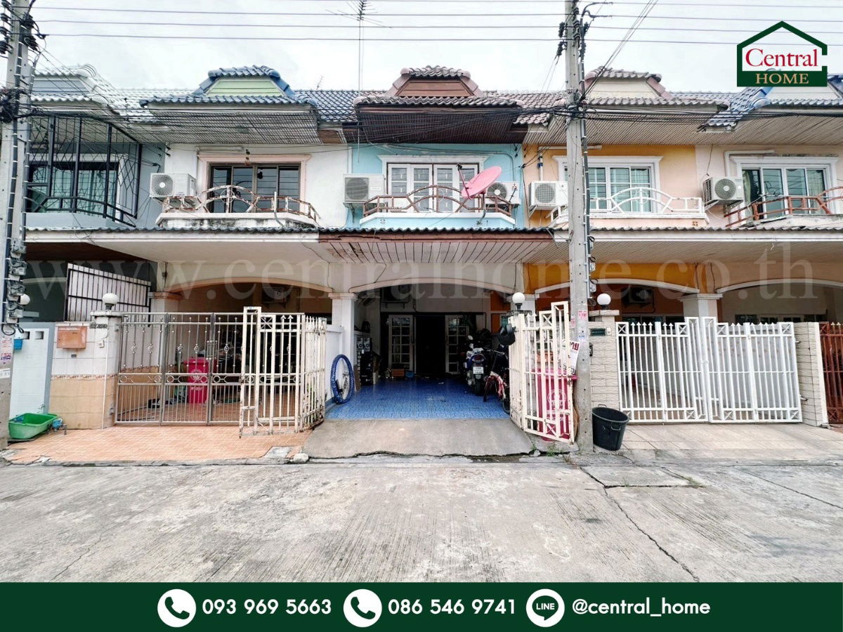 รูป ทาวน์เฮ้าส์ หมู่บ้าน มนวดีพาร์ค ซอยวัดลาดปลาดุก บางบัวทอง ราคาถูกมาก - รูปที่ 1/19