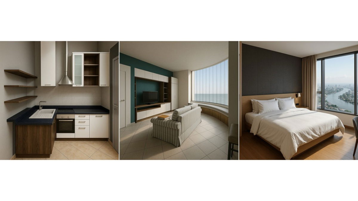 รูป ขายพร้อมบริการปรับปรุงห้อง โครงการ SV City พระราม 3 (Duplex) - รูปที่ 14/17