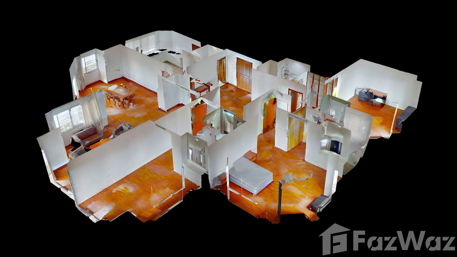 รูป คอนโดให้เช่า 3 ห้องนอน ในโครงการ บ้านสวนพลู - รูปที่ 17/17