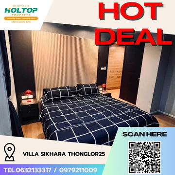 #R5689 🎉 130868 ให้เช่าคอนโด Villa Sikhara Thonglor25 