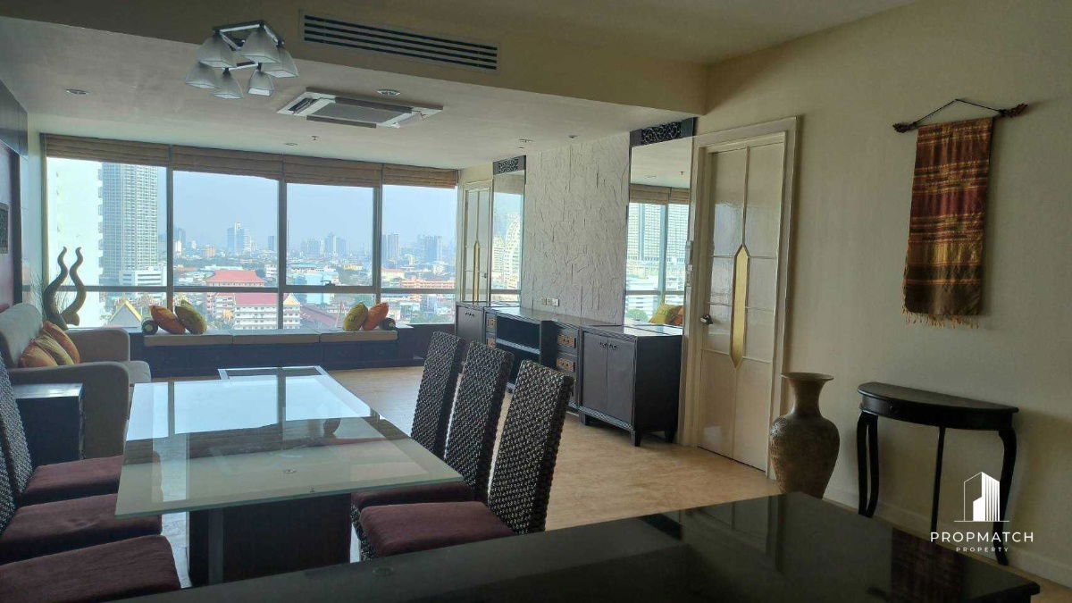 รูป ✨Flash Deal ✨ Baan Sathorn Chao Phraya ( 2Bed 2Bath 110 SQM.) แต่งครบพร้อมอยู่ !! เพียง 35,000 บาทต่อเดือน Tel.0981315848 @propmatch - รูปที่ 3/17