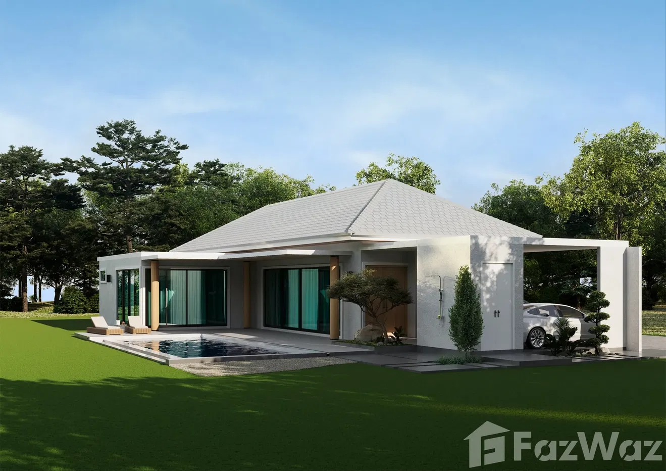 รูป ขาย วิลล่า 3 ห้องนอน ในโครงการ สมาร์ท โฮม - รูปที่ 1/7