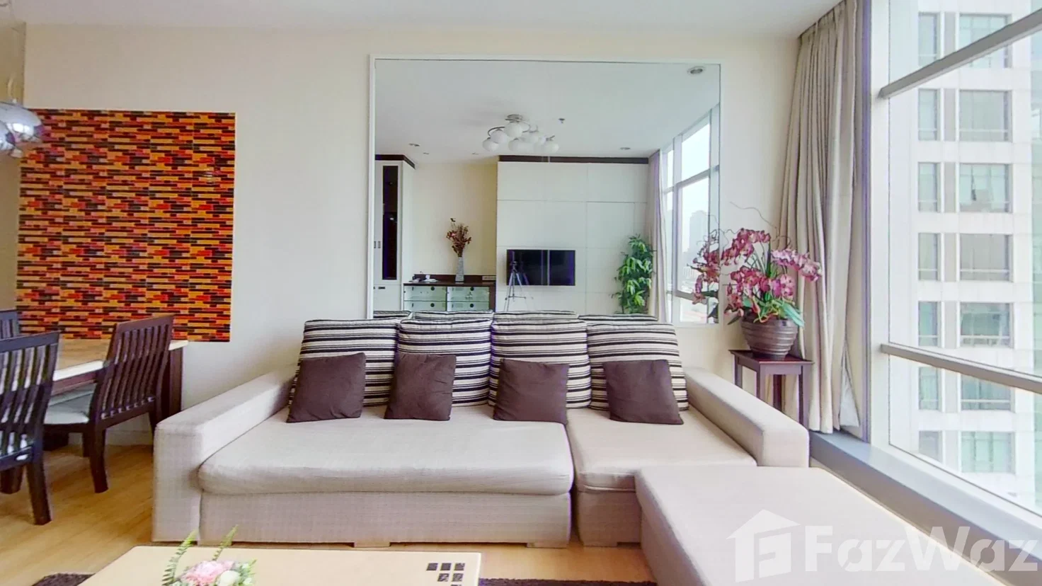 รูป คอนโดให้เช่า 2 ห้องนอน ในโครงการ บ้าน สาทร เจ้าพระยา 40183 - รูปที่ 3/17