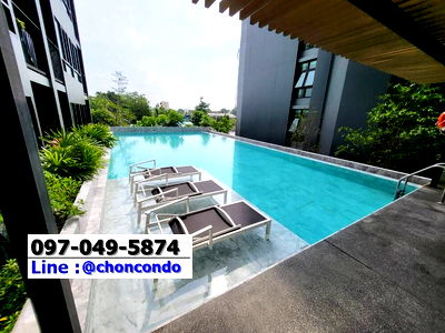 เช่าคอนโด อมตะนคร : Indeed Condo Amata ชั้น5 ตึกA  -----------------------Tel 097-049-5874 (Line: @choncondo มี@ด้วย)