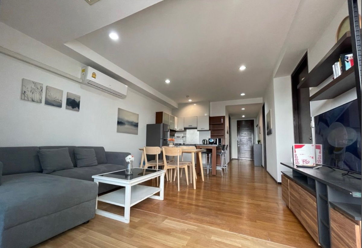 picture For rent: Amanta Ratchada, large room, beautiful, fully furnished, near MRT Thailand Cultural Center. Interested? Add me on Line @841qqlnr - 6/15