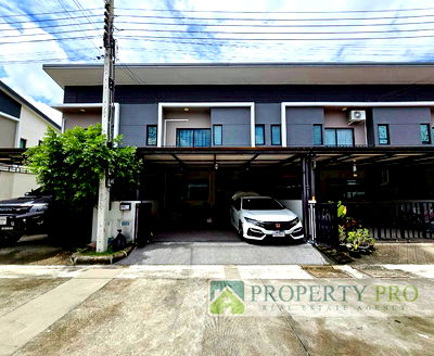 Townhouses for sale Bang Pu Industrial Estate (North) : TownHome for Sale The Colors Bangna Wongwaen 3, 3 bedroom 21 sqw 116 sqm Near Kingkaew, Thepharak, Suvarnabhumi, Mega Bangna : SL25S-016