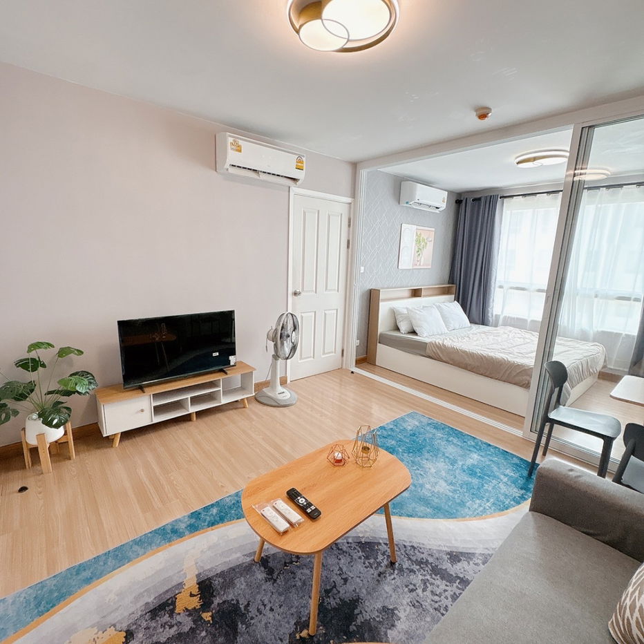 รูป ห้องสวยRenovateใหม่ ห้องกั้น พลัสคอนโดพหลโยธิน89 เฟส2 ใกล้ ม.รังสิต - รูปที่ 3/6