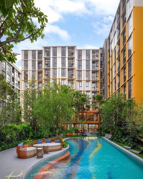 picture  The Base Rise by Sansiri – 1 Bedroom, 30 sq.m. | Pool View | Fully Furnished | Prime City Location Behind Central Floresta | ฿20,000/Month - 25/29