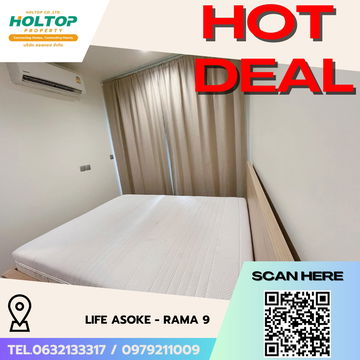 #R5703  🎉 130868 Condo for rent Life Asoke - Rama 9
