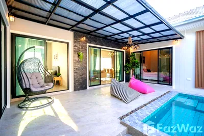 เช่าบ้านเดี่ยว หินเหล็กไฟ ประจวบคีรีขันธ์ : วิลล่าให้เช่า 4 ห้องนอน ในโครงการ ภูสกาย วิลล่า 5348618