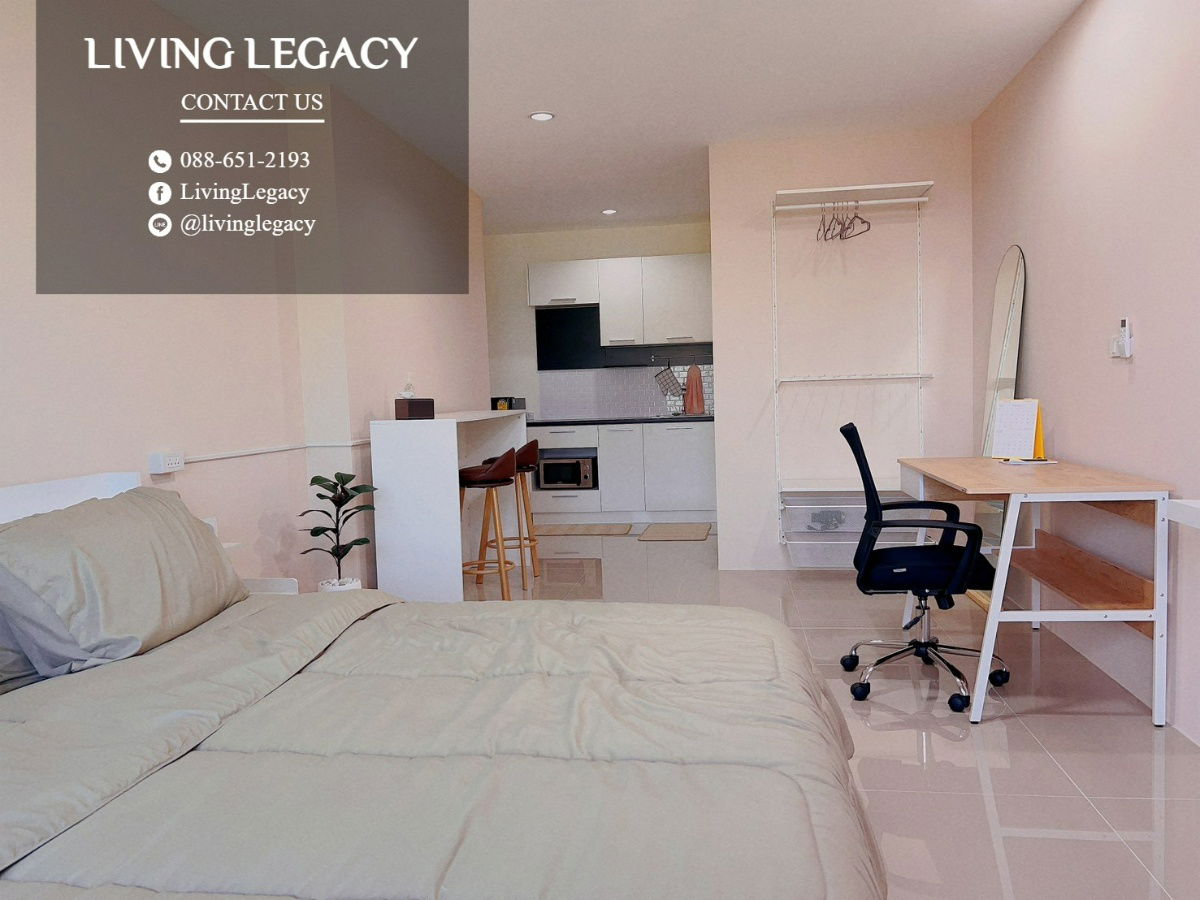 picture LSZV0VVV Condo For Rent Asakan Place Srinakarindra 32.48 Sq.M. Floor 29 line id : @livinglegacy - 6/13