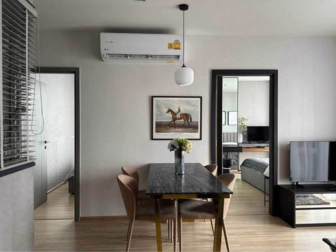 For rent 💥 THE BASE GARDEN RAMA9💥 Beautiful room, ready to move in, beautifully decorated, fully furnished.