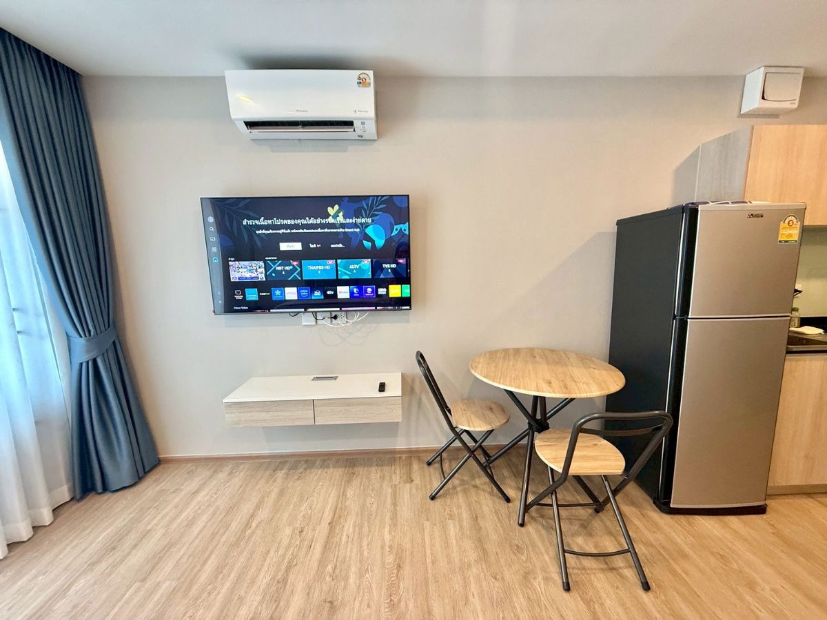 รูป Studio  ตึกใหม่กริบแฮมตันเวสต์ เพียง7500 บาท ชั้น5 เตียง6ฟุตเฟอร์ครบ มีเครื่องซักผ้า  คุ้มมาก/มีห้องให้ชมจริง - รูปที่ 8/24
