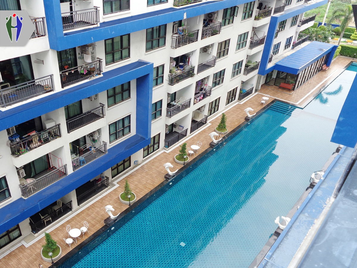 picture Condo for Rent 50 sq.m Pool View. 13,000 baht/month - 10/10