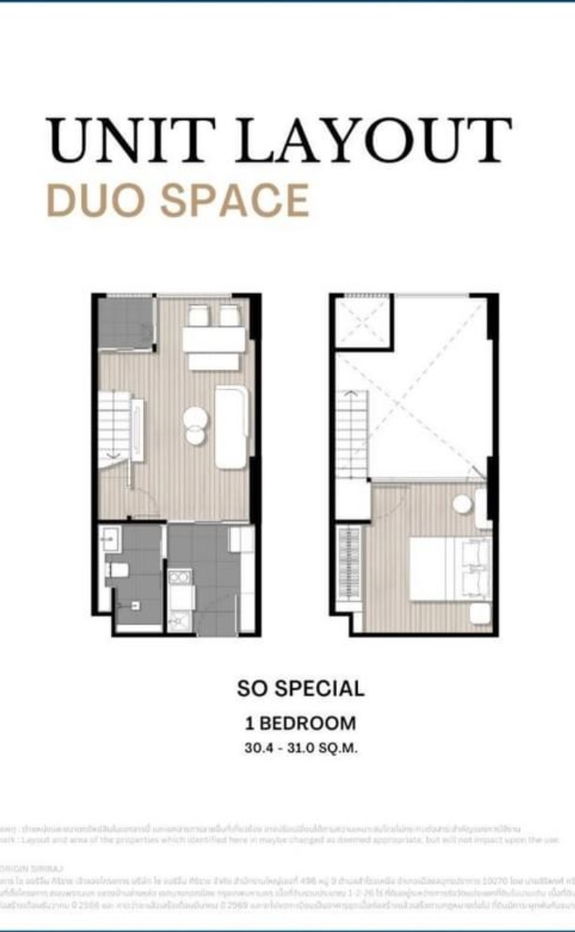 รูป ขายใบจอง So Origin Siriraj ห้อง Duo Space เพดานสูง 4.2 ม. | ชั้น 6 วิวโล่ง  - รูปที่ 6/11