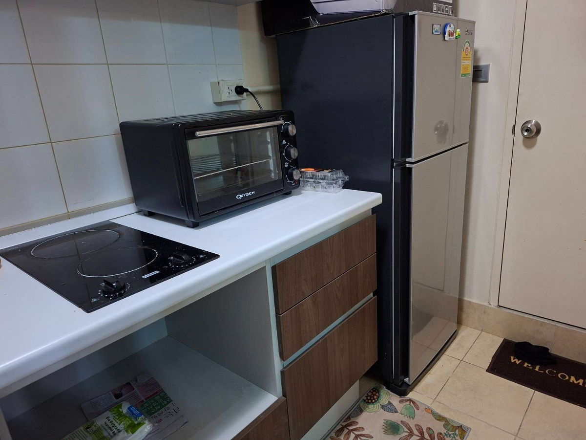 picture (RENT) Condo Garden Asoke-Rama 9 Floor 2 Bedroom 1 Bathroom 4th Big Room  - 3/7