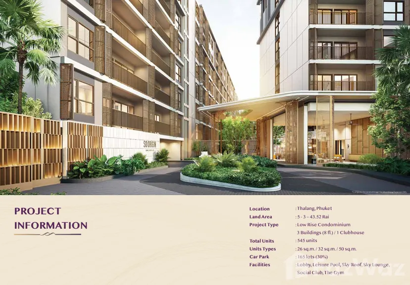 Studio Condo for sale at So Origin Bangtao Beach 1997156 - image 3