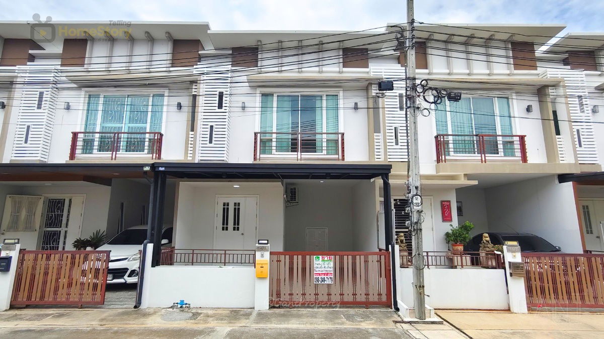 picture Very affordable, 2-story, 3-bedroom townhouse for sale, ready to move in, in Idea House Village, Sanambinnam, Soi Nonthaburi 42 (Gant-288). - 1/19