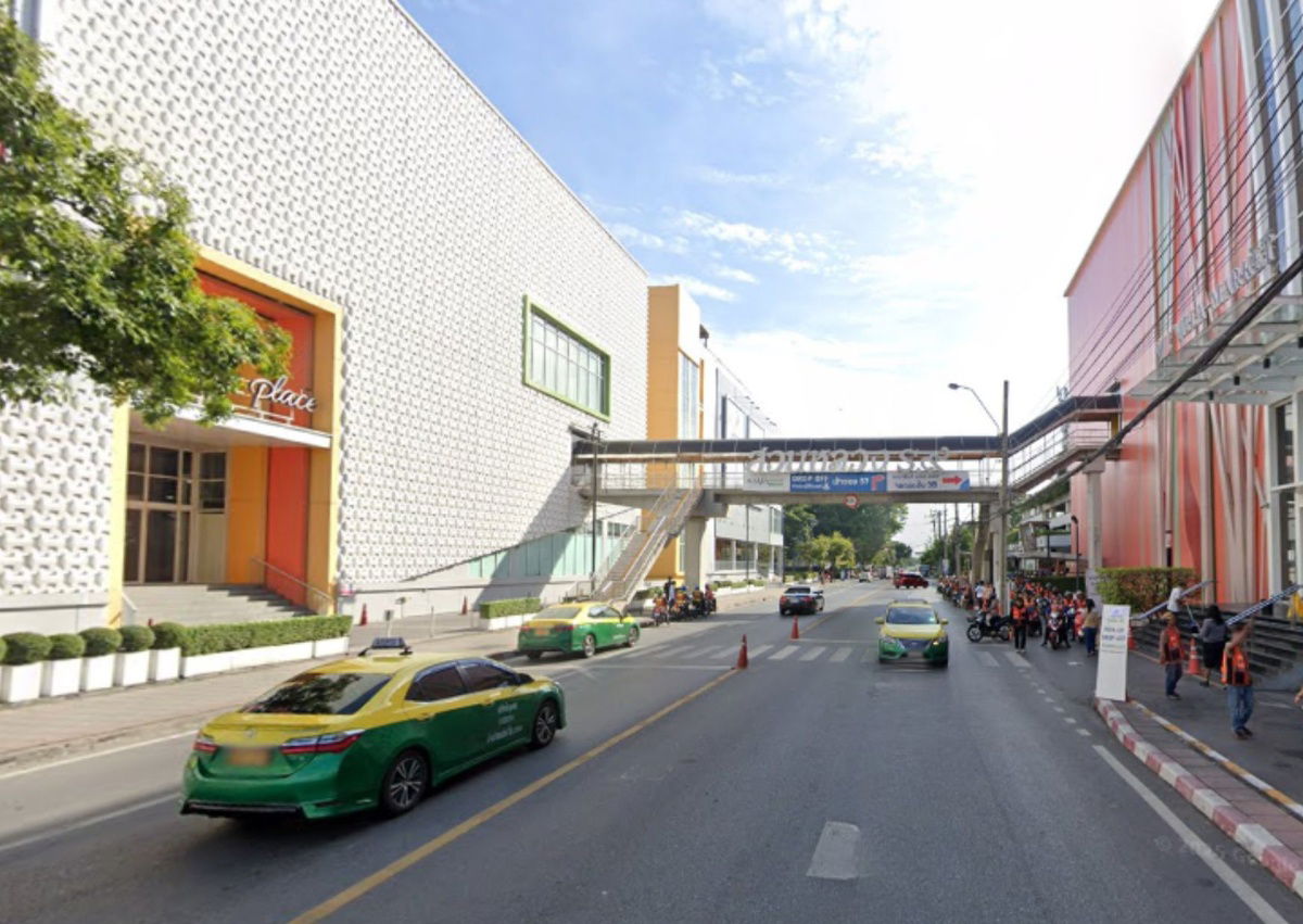 รูป ขายที่ดินเปล่าเชปสวยติดพาราไดซ์ พาร์ค ถนนกว้าง เดินทางสะดวก ใกล้ MRT สวนหลวงร.9 - รูปที่ 3/4
