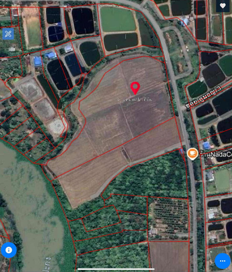 picture 🌊Premium riverside land in BangPakong, 30+rai, ONLY1plot, BangKhla, next to the main road+river, beautiful view, potential for various developments - 3/14