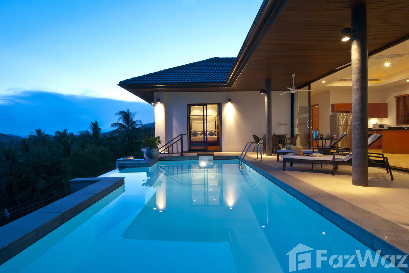 รูป วิลล่าให้เช่า 3 ห้องนอน ใน มะเร็ต, สุราษฎร์ธานี 639604 - รูปที่ 2/13