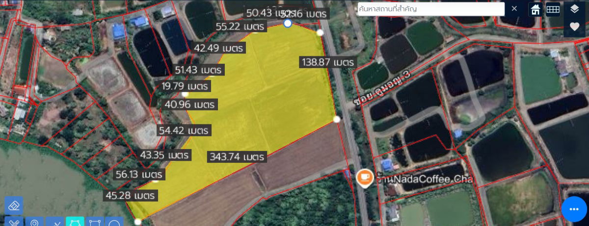 picture 🌊Premium riverside land in BangPakong, 30+rai, ONLY1plot, BangKhla, next to the main road+river, beautiful view, potential for various developments - 2/14