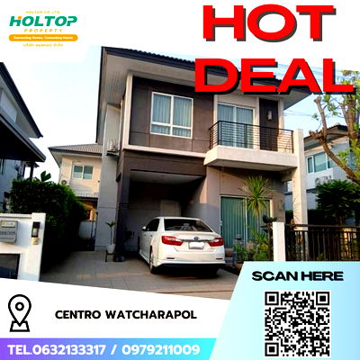 Houses for rent Sai Mai : #R5667 🎉 130868 House for rent Centro Watcharapol
