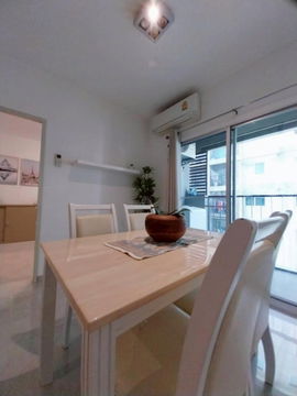 ขายคอนโดราคาถูก ห้องใหญ่ เฟอร์คุณภาพ-โซนCBD -ใกล้รถไฟฟ้า MRTพระราม 9 
