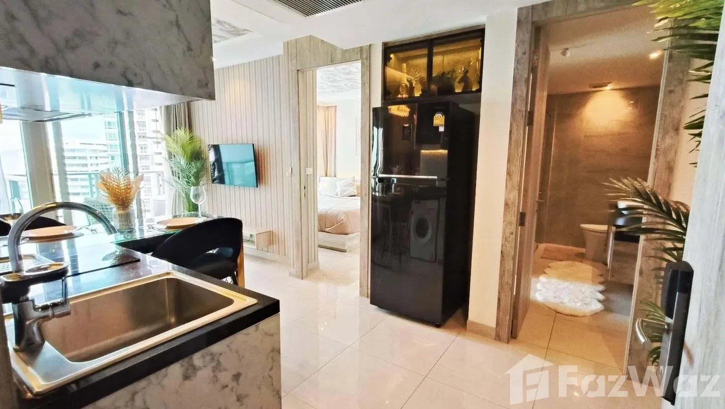 รูป คอนโดให้เช่า 1 ห้องนอน ในโครงการ เดอะ ริเวียร่า โมนาโค 1984298 - รูปที่ 3/10