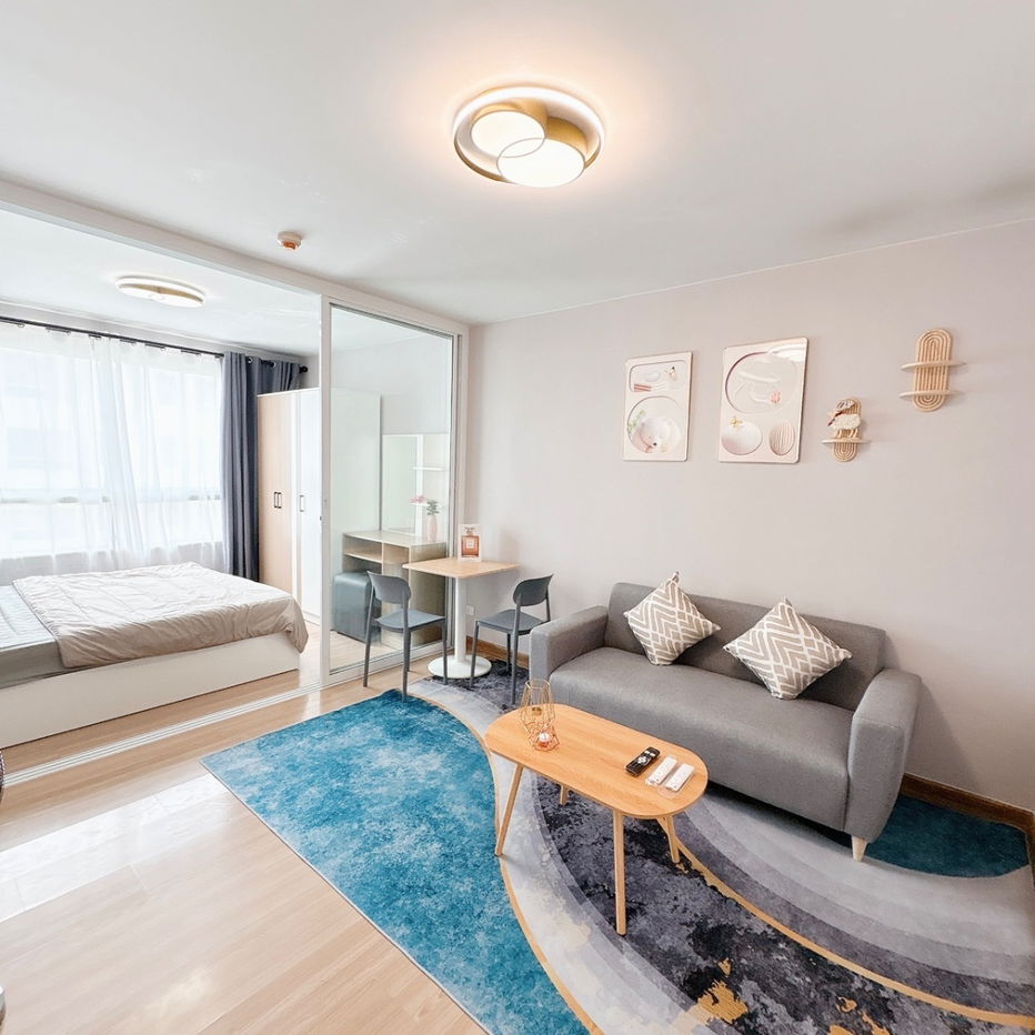 รูป ห้องสวยRenovateใหม่ ห้องกั้น พลัสคอนโดพหลโยธิน89 เฟส2 ใกล้ ม.รังสิต - รูปที่ 2/6