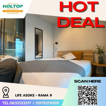 #R5687  🎉 130868 Condo for rent  Life Asoke - Rama 9