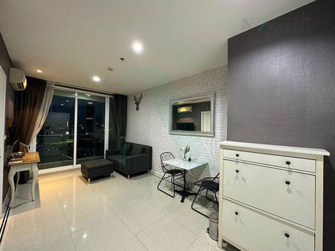 📌 For rent condo TC GREEN RAMA 9 Building C, Floor 19,1 bed room, Room size 42.00 sqm