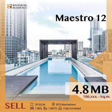 🔥 Hot Location in the Heart of the City,  Maestro 12, near BTS Ratchathewi
