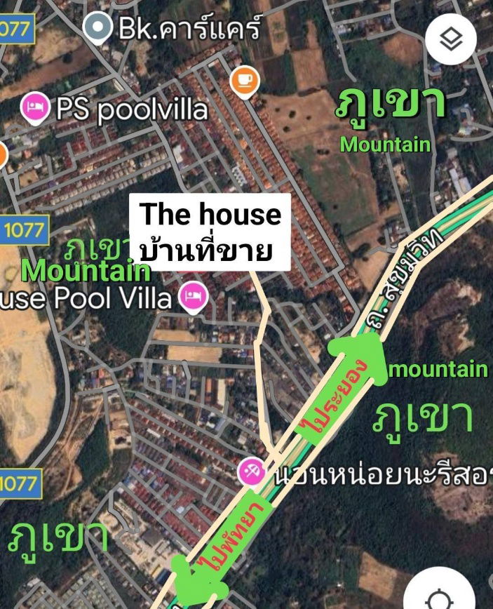 picture Relax in Nature! Quiet and Peaceful! Near a Stream!  Single House for Sale in Rammuch Village 5, Ruamjai Road, Phlu Ta Luang, Sattahip, Chonburi  . - 14/15